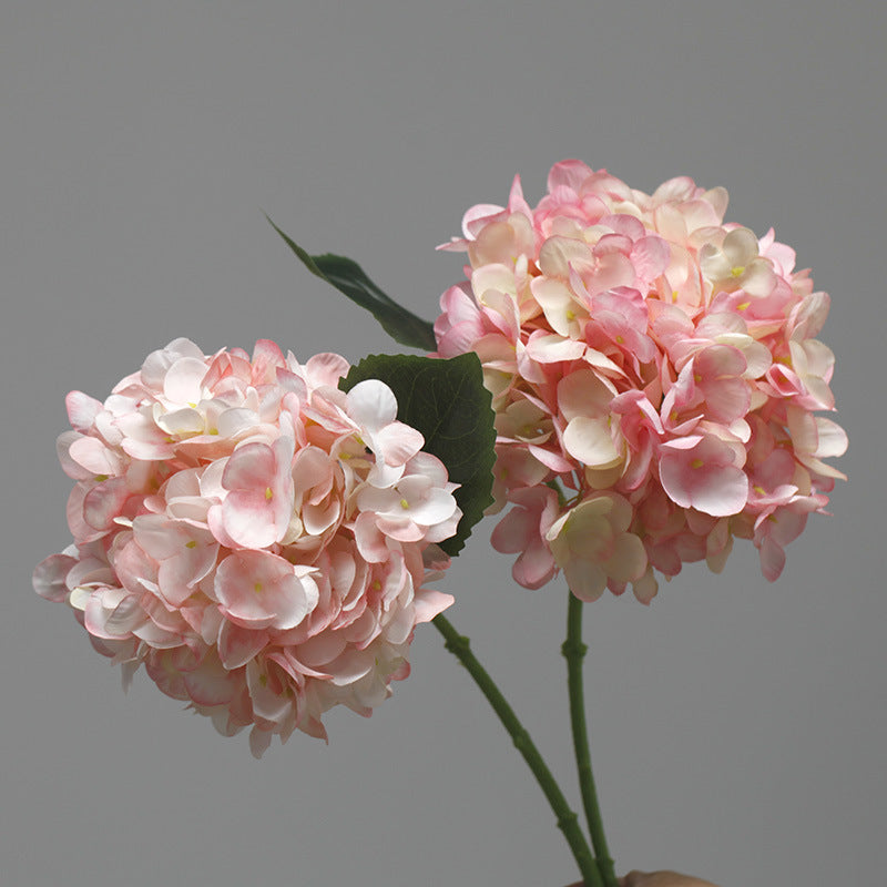 14" Faux Spring Hydrangea Flower Set of 6