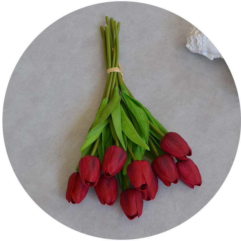 Real Touch Tulip Flower Bundle Set of 10