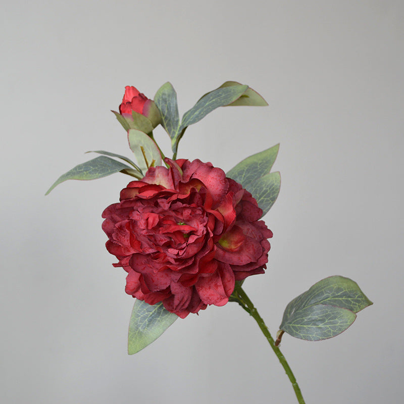 24" Faux Peony Flower Set of 6