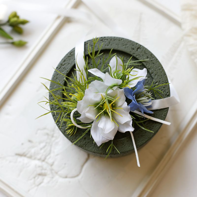 White Rose Corsage, Artificial Flower Corsage, Wedding Ceremony, Anniversary Ball, Formal Dinner Corsage
