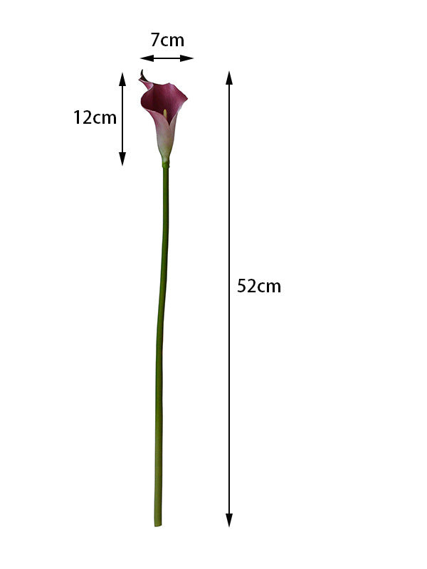 20"/25" Real Touch Calla Lily Artificial Flowers Set of 10