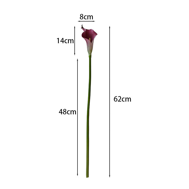 20"/25" Real Touch Calla Lily Artificial Flowers Set of 10